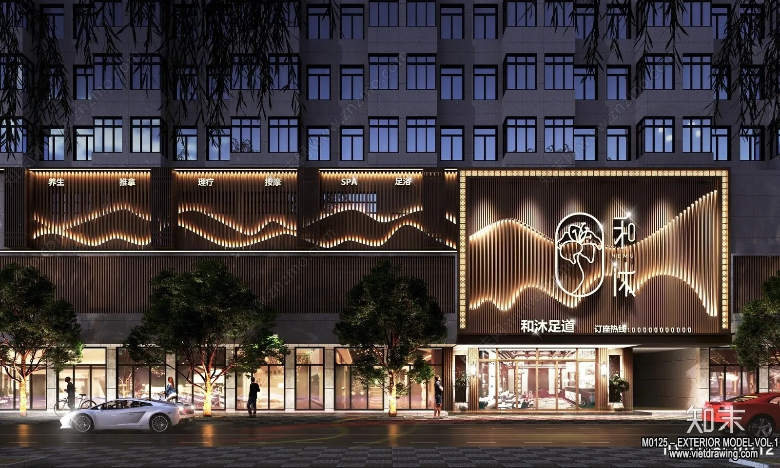 Exterior 3D Collection - Shop - Fastfood - Retails - 3D Models - 230