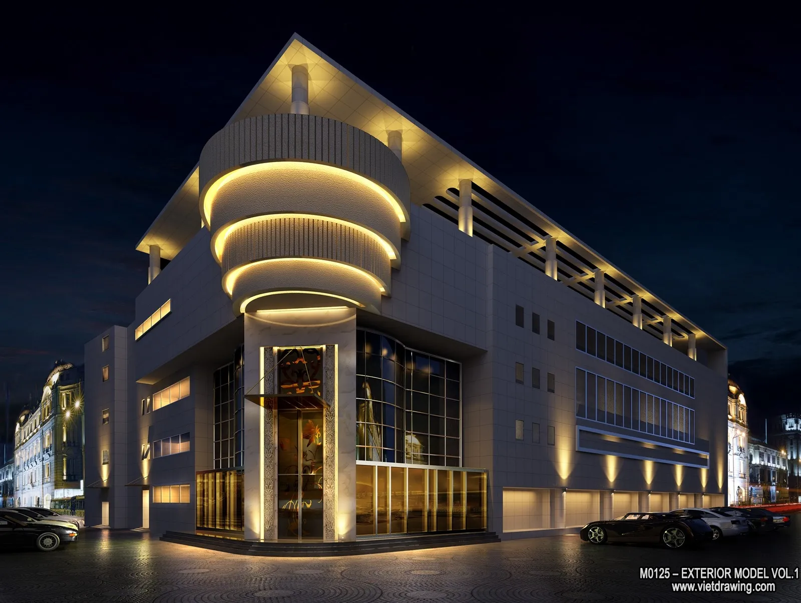 Exterior 3D Collection - Shop - Fastfood - Retails - 3D Models - 234