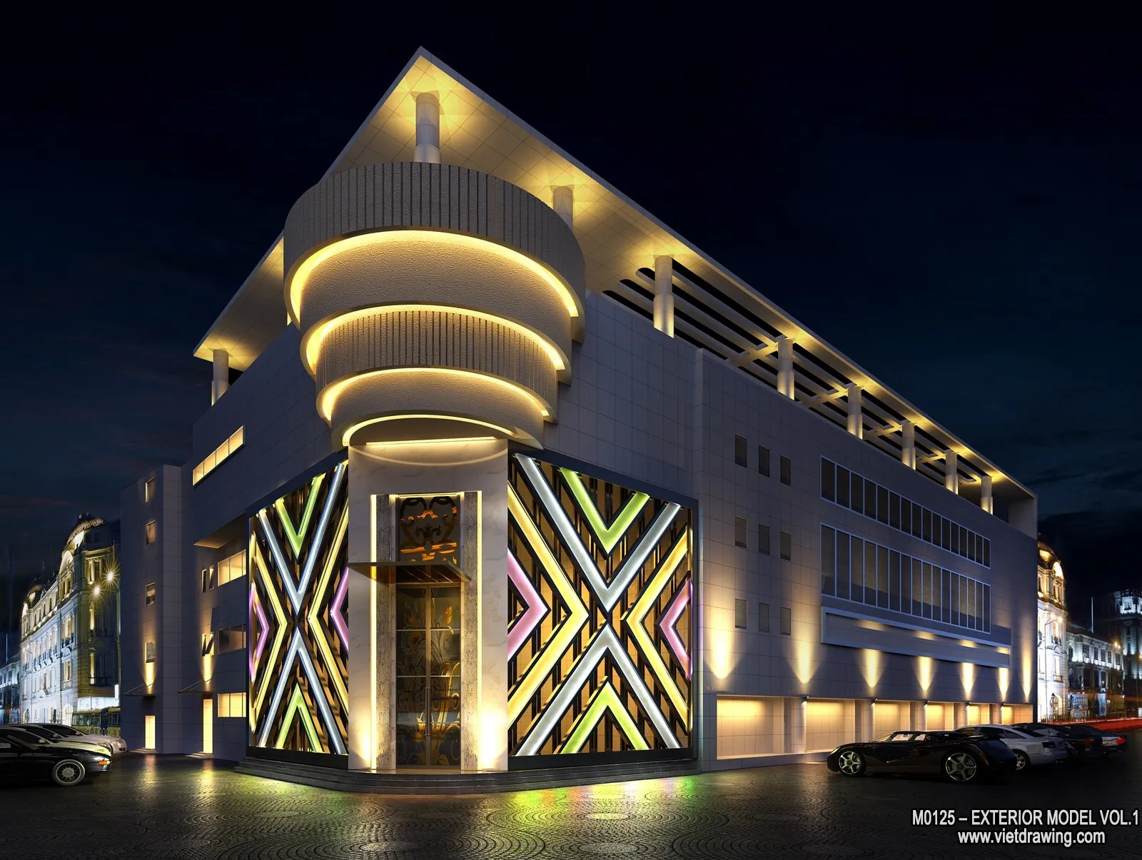 Exterior 3D Collection - Shop - Fastfood - Retails - 3D Models - 235