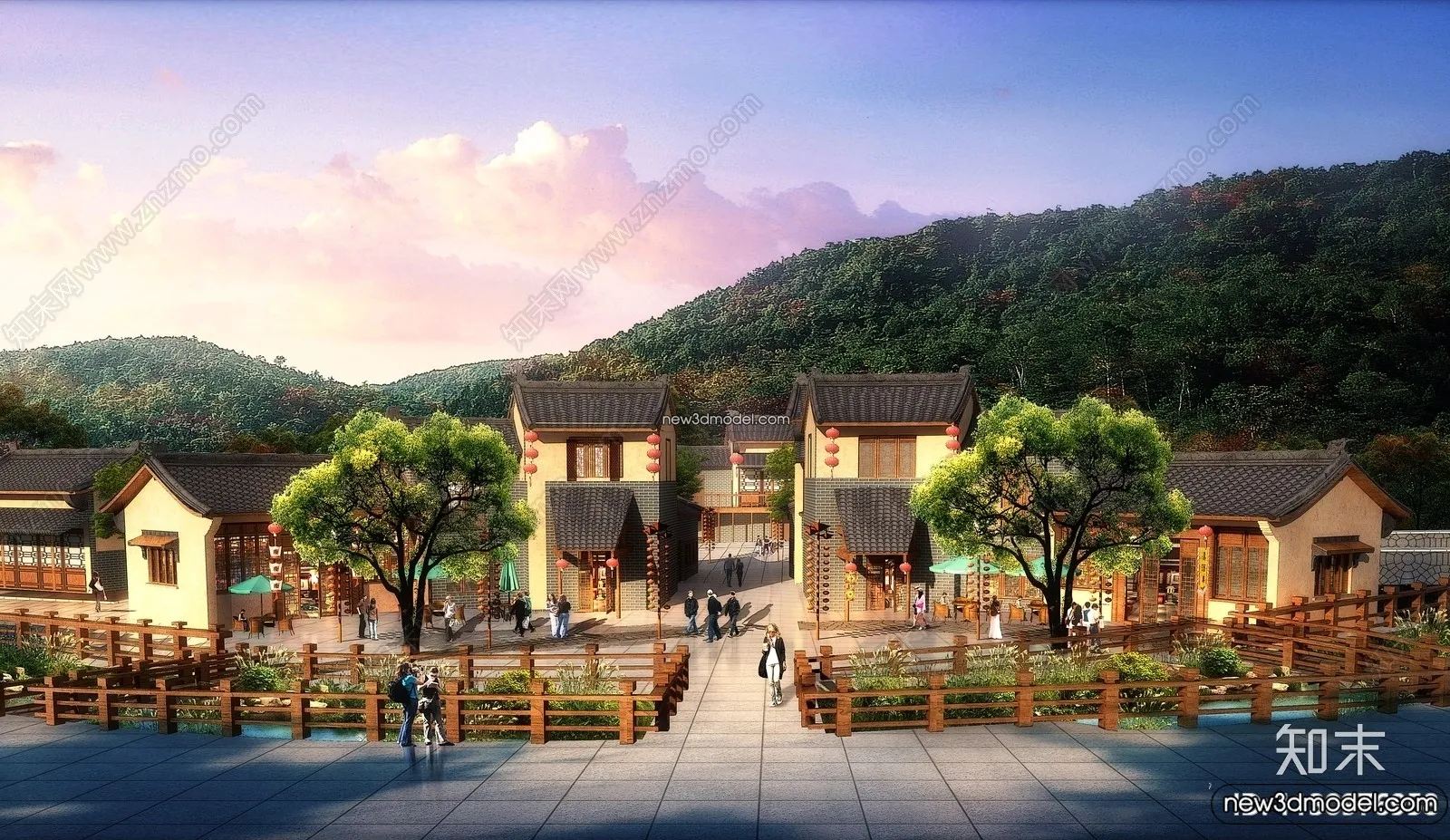 Exterior 3D Models of Pagoda - 3D Scenes - 020