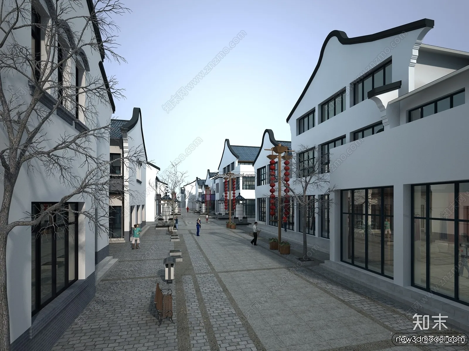 Exterior 3D Models of Pagoda - 3D Scenes - 023