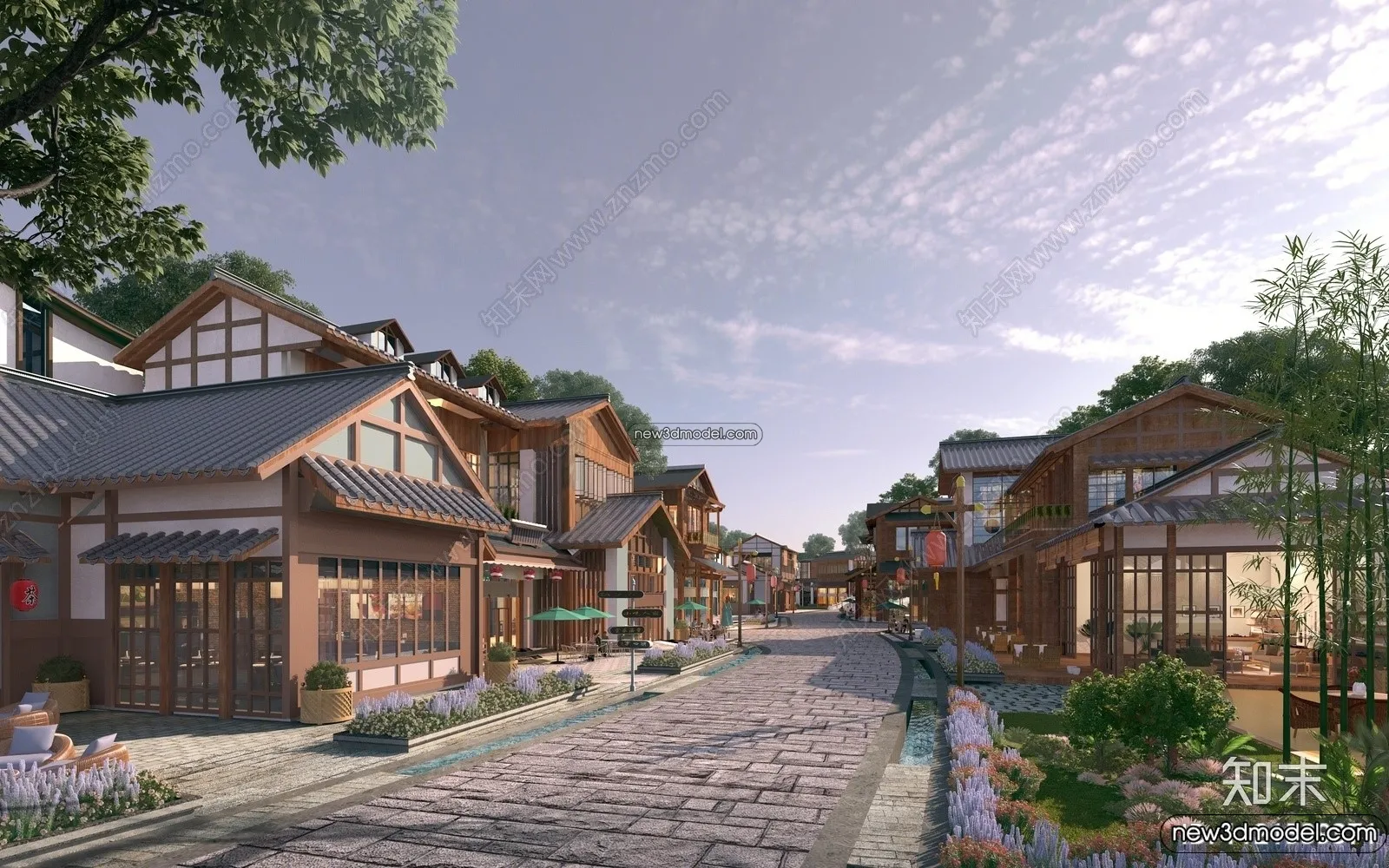 Exterior 3D Models of Pagoda - 3D Scenes - 050