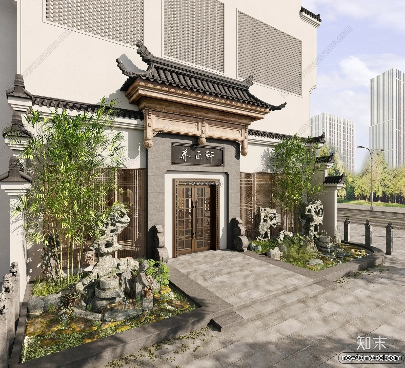 Exterior 3D Models of Pagoda - 3D Scenes - 064