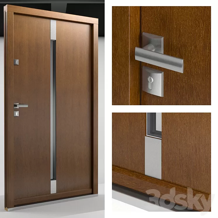 Exterior doors [PortaDOORS] model 5 3D Model