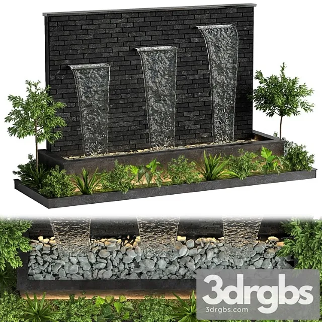 Exterior fountain 22 3D Model Download