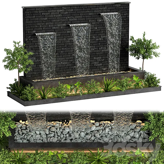 Exterior fountain 22 3DModel