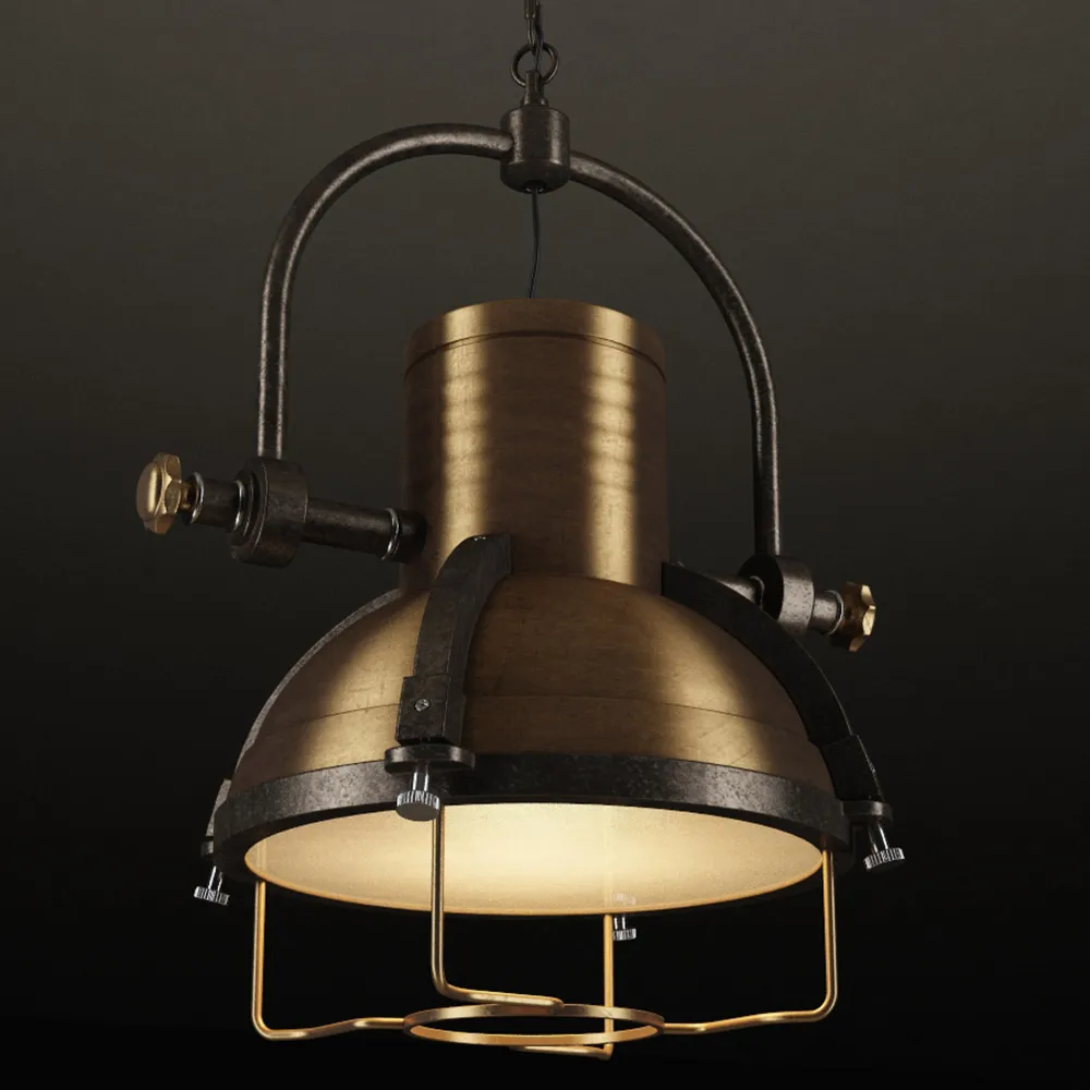 exterior-models - Ceiling lamp Godfrey Metal Chandelier CH087-1 3D Model