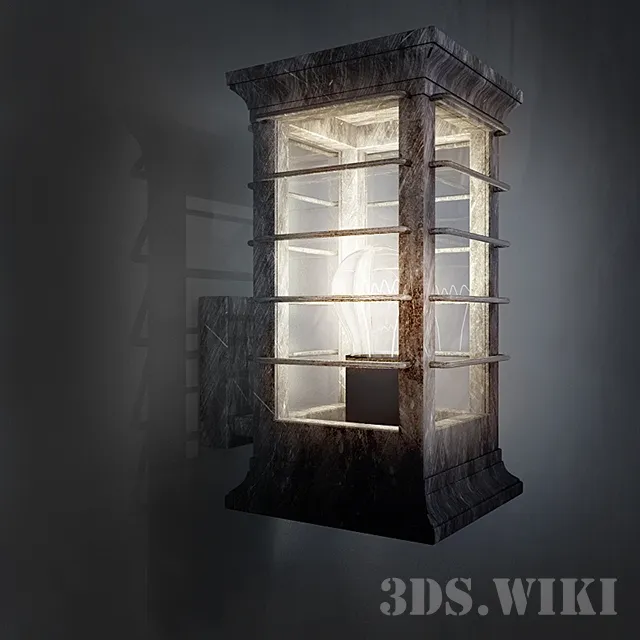 exterior-models - Lamp Massive Bridgeport 3D Model
