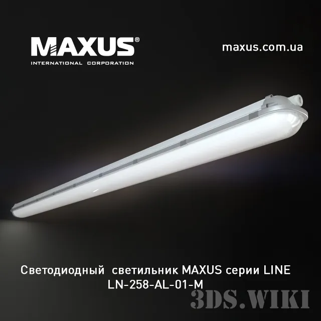 exterior-models - LED luminaire LINE 258 AL 3D Model