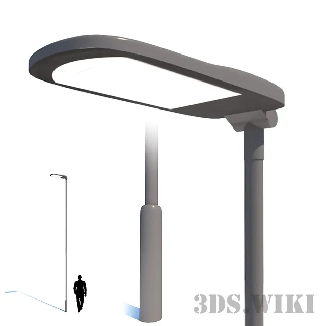 exterior-models - Modern street lamp 3D Model