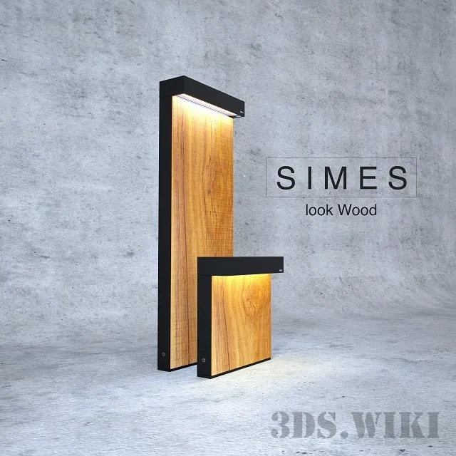 exterior-models - SIMES LOOK WOOD 3D Model