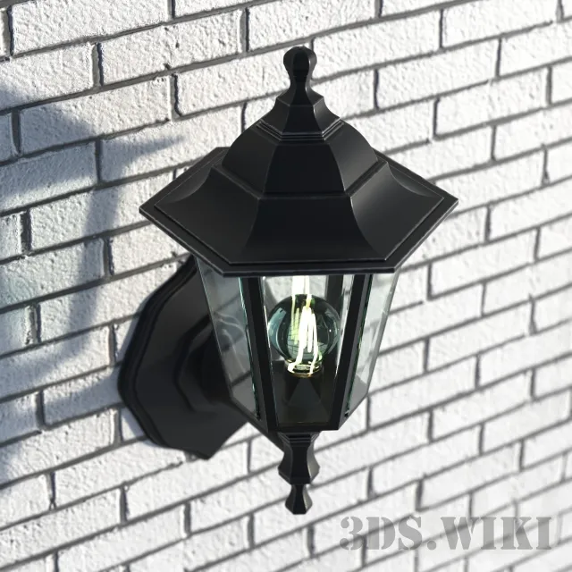 exterior-models - Street lamp - sconce 3D Model