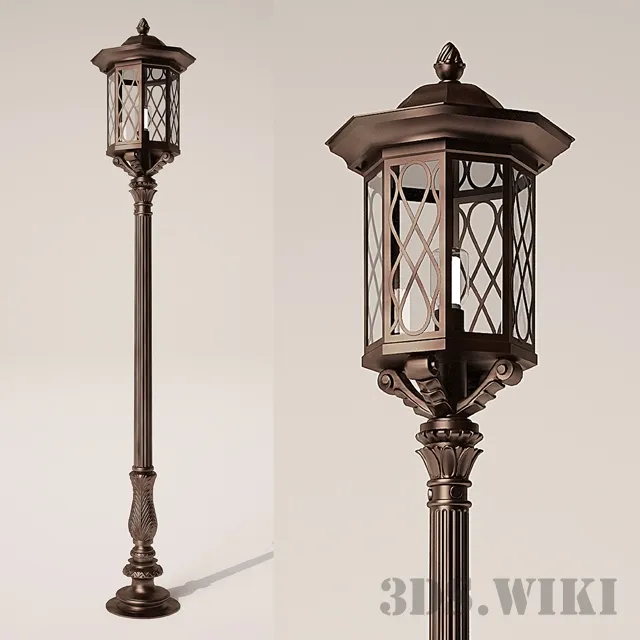 exterior-models - Street Light Robers AL6724 3D Model