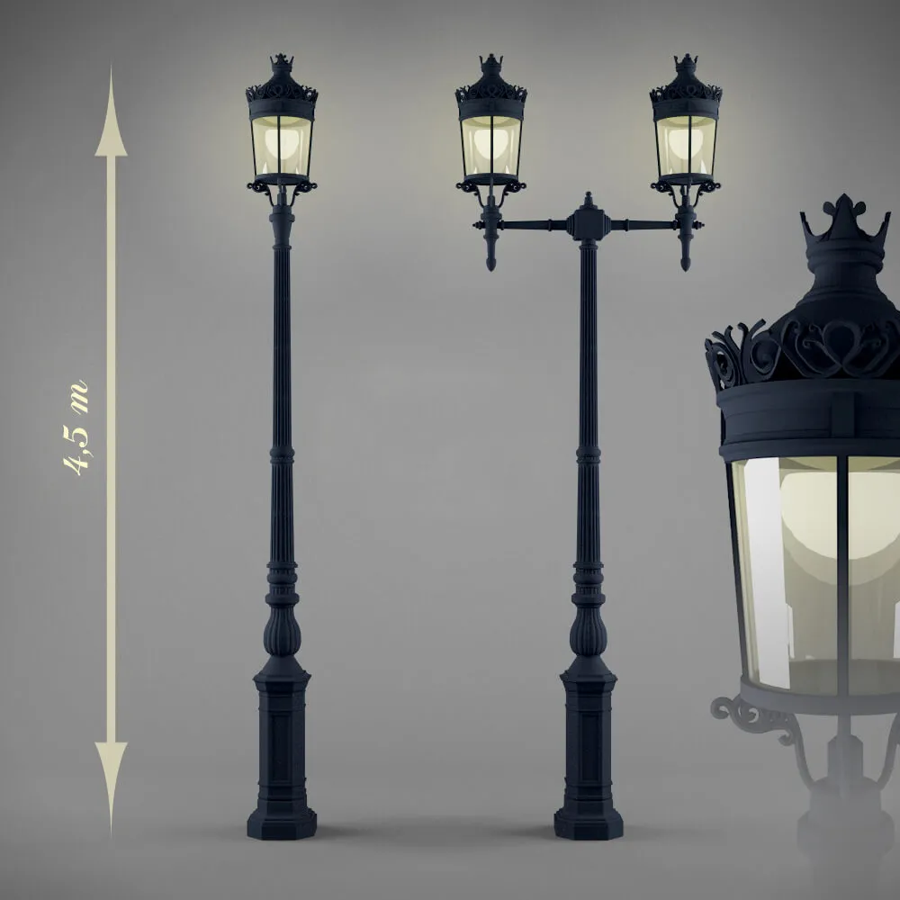 exterior-models - Street lights 3D Model