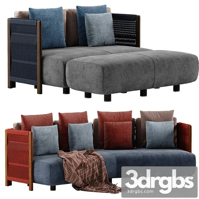 Exteta levante sofa 2 2 3D Model Free