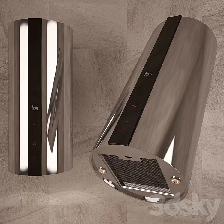 Extractor hood Teka CC 40 STAINLESS STEEL 3D Model