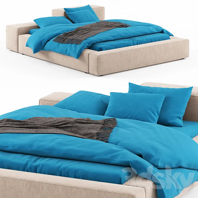 Extrasoft bed 3D Model