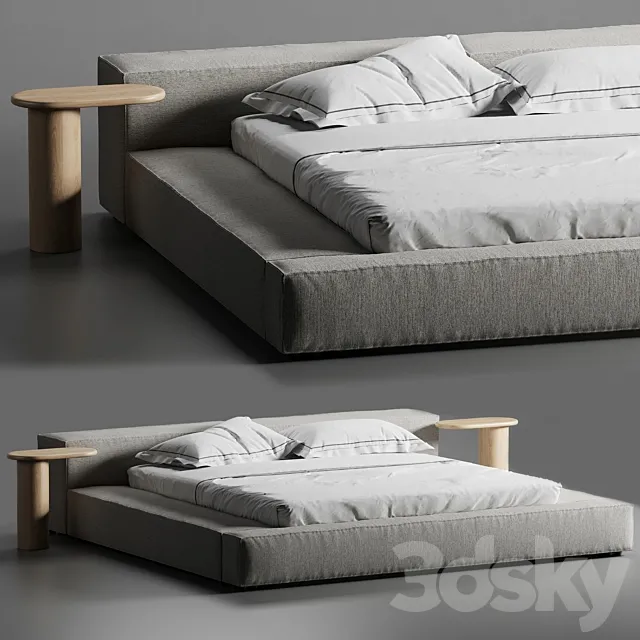 Extrasoft bed Living Divani 3DModel