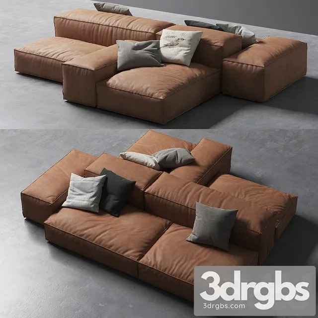 Extrasoft Living Divani 3D Model Free