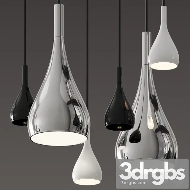 Fabbian bijou pendant lamps 3D Model Free