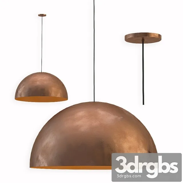 Fabbian copper pendant lamp 3D Model Download