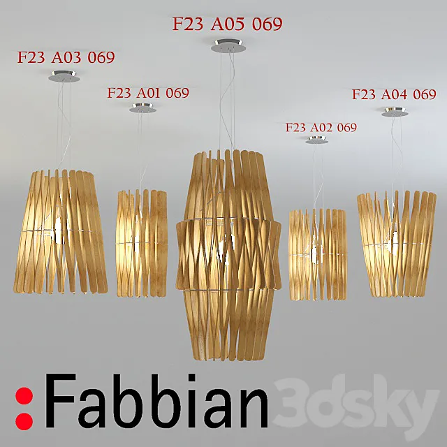 Fabbian Lights F23 Stick 3D Model