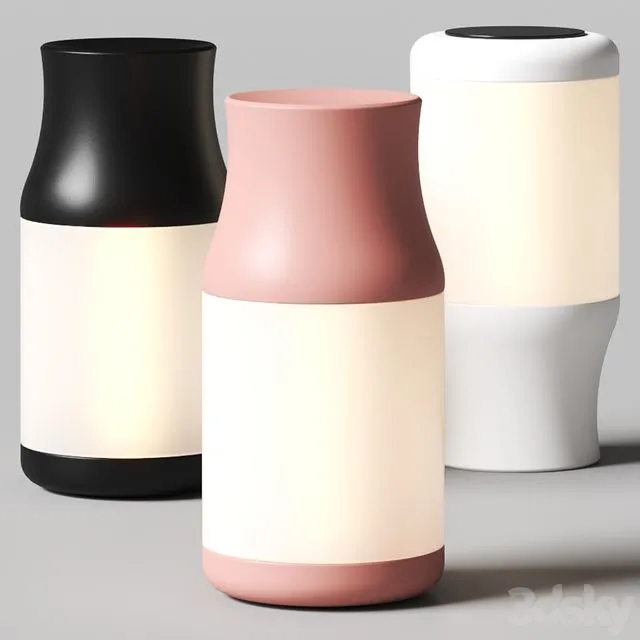 Fabbian Turny Portable Table Lamps 3D Model