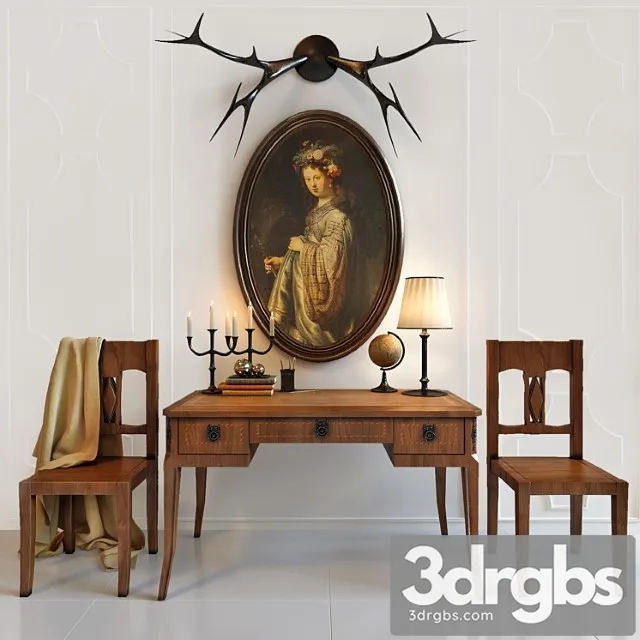 Faber strasbourg & camaiore regency set 2 3D Model Free