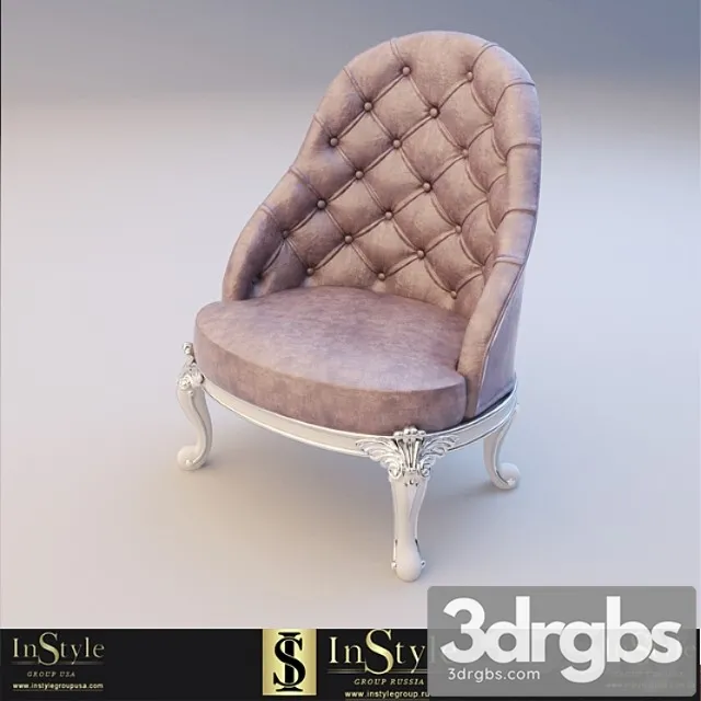 Faberge Armchair 3D Model Free