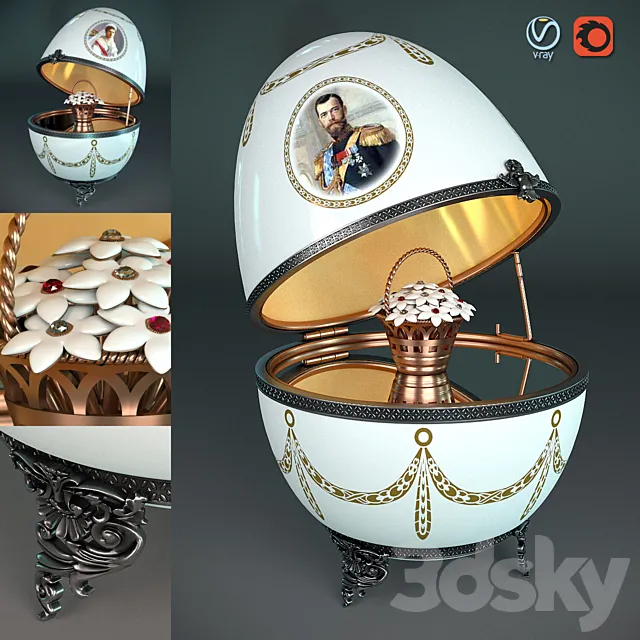 Faberge egg 3DModel