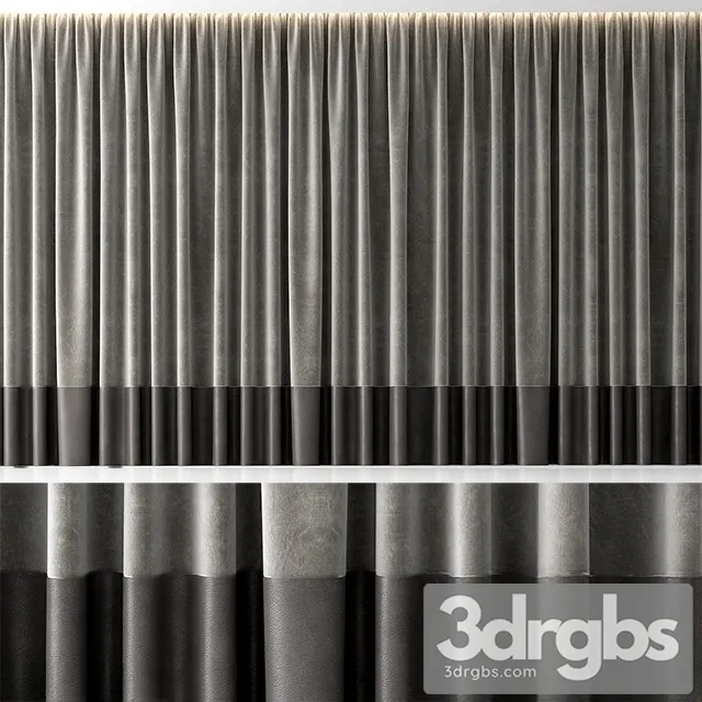 Fabric Curtain 12 3D Model Free