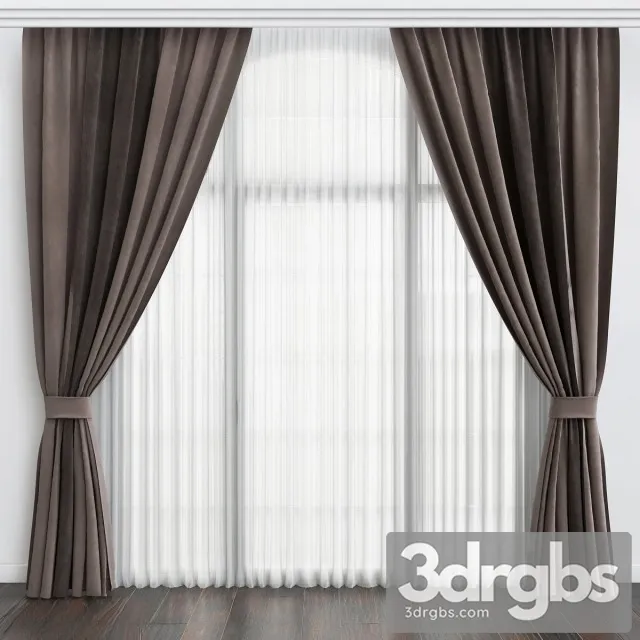 Fabric Curtain 14 3D Model Free