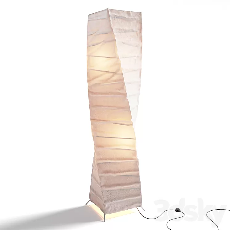 Fabric Floor Lamp 3D Model