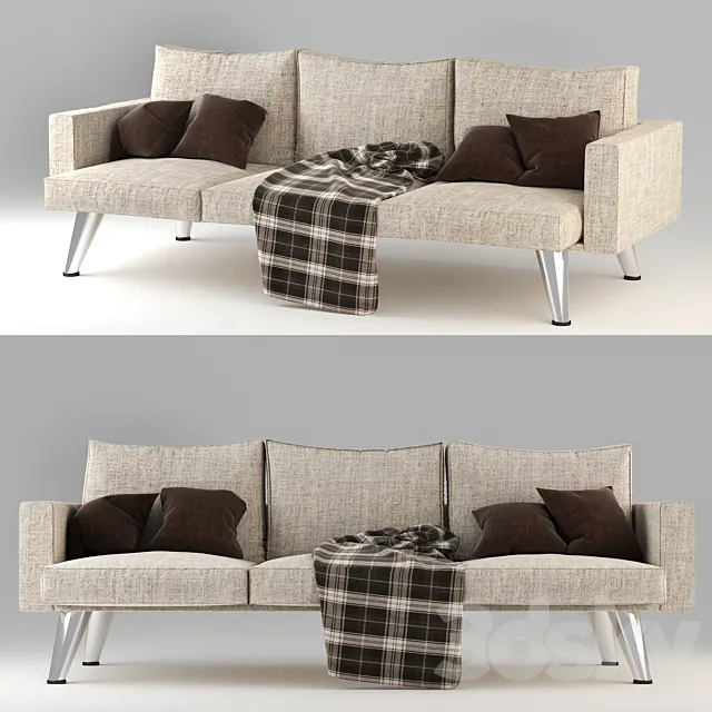 Fabric sofa 3D Model