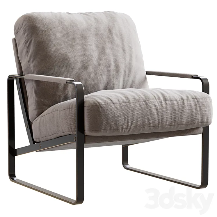 Fabricius Walter Knoll Armchair 3D Model Free