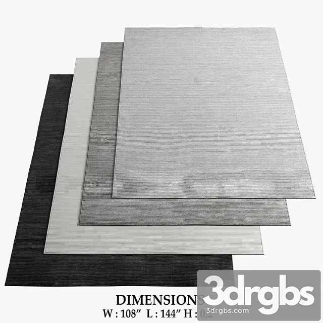 Fabula living rugs 400 3D Model Free