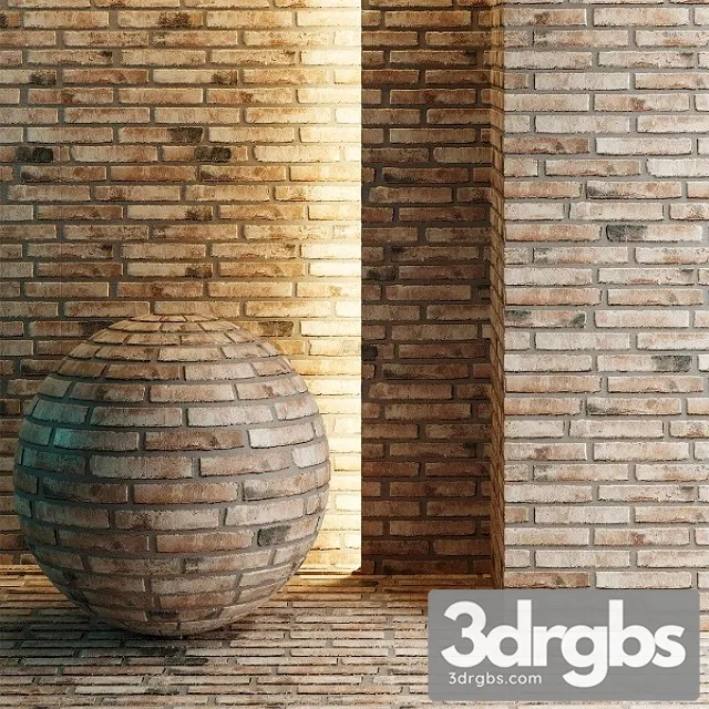 Facade Brick 3D Model Free