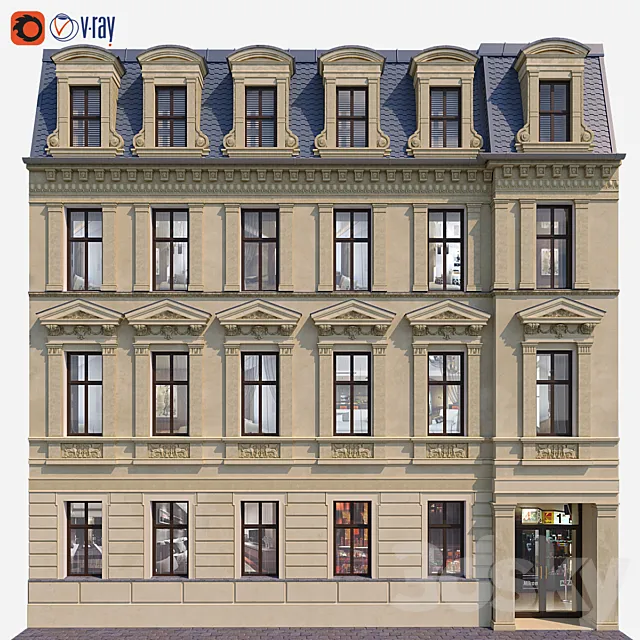 Facade for background 8 Free Download
