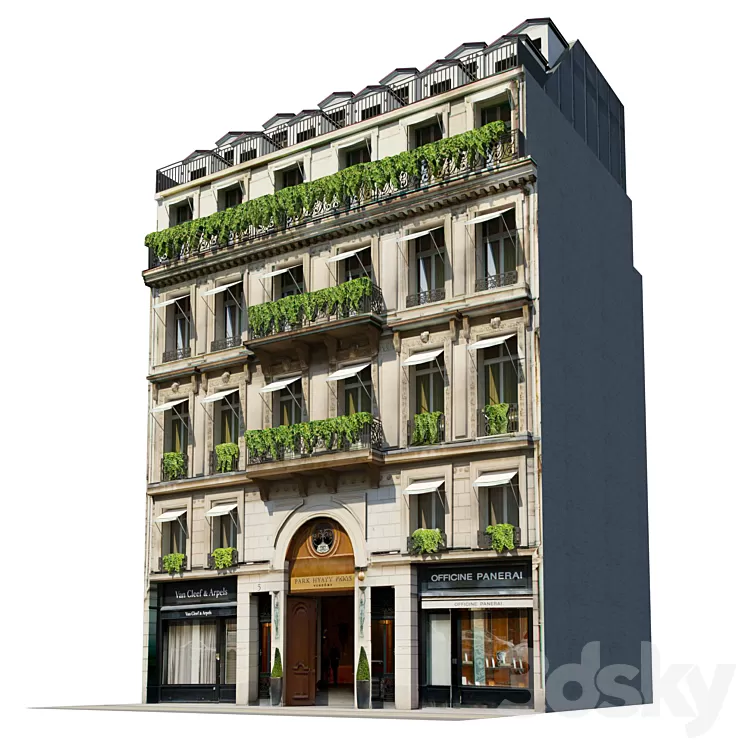 Facade for background Vol: 7 Classic Hotel