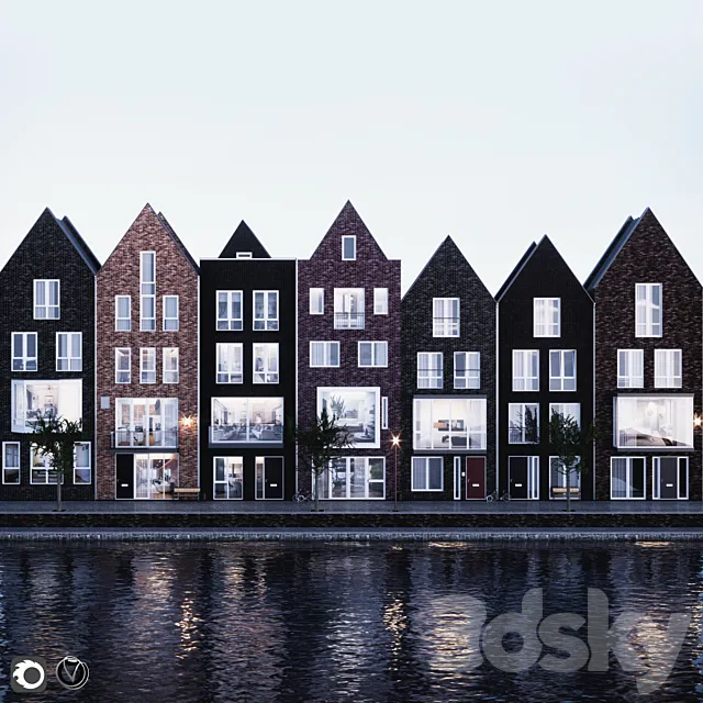 Facade. Netherlands 3DModel