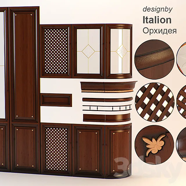 Facade "Orchid" 3DModel