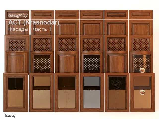 Facades 6pc - Part 1 3D Model