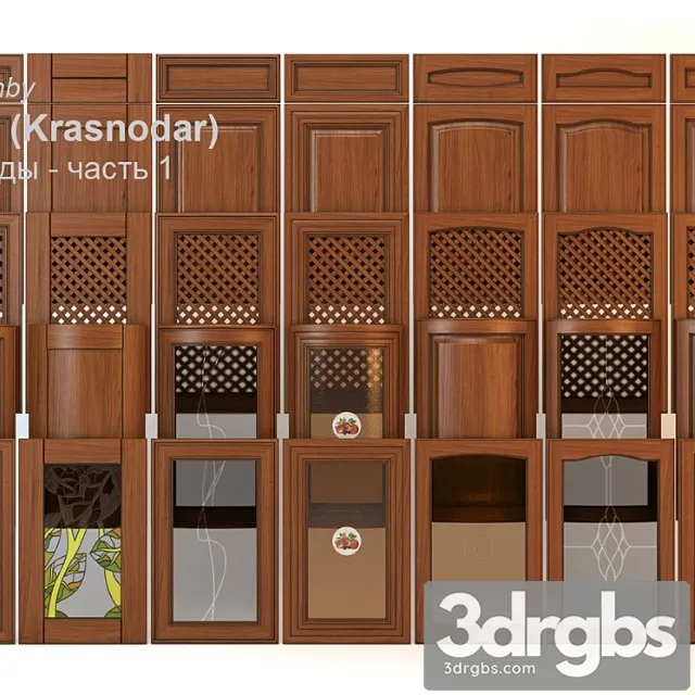 Facades 7units Part 2 3D Model Free