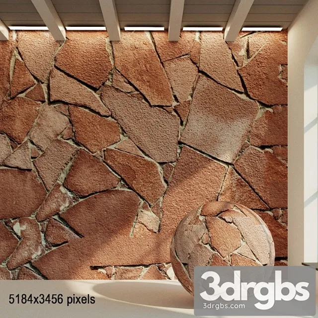 Facing stone. 3D Model Free