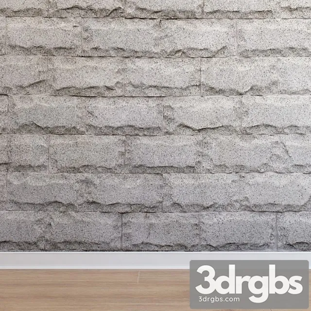 Facing stone (stone 015) 3D Model Free