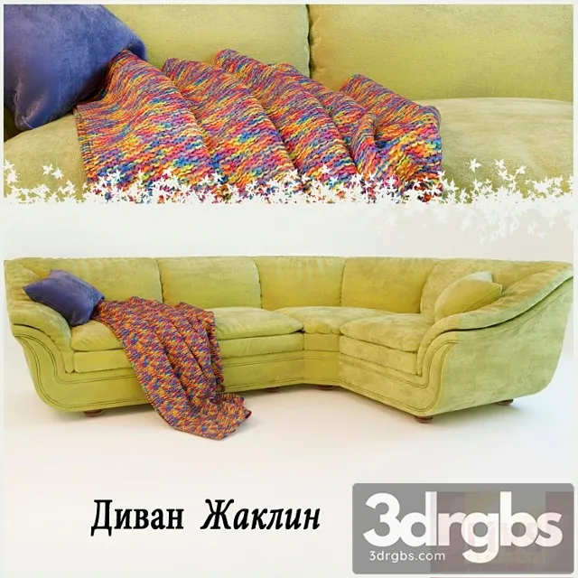 Factory Leaves Sofa by Jacqueline Uglovoy 3D Model Free