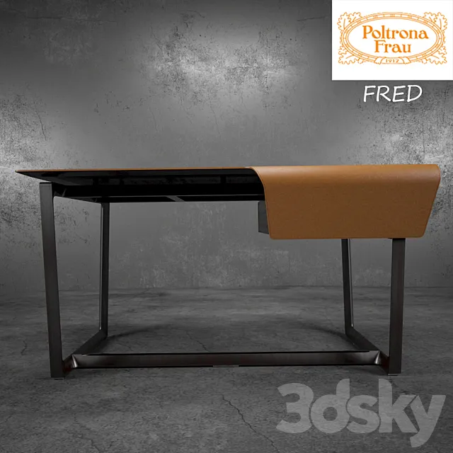 Factory Poltrona Frau. table FRED 3DModel