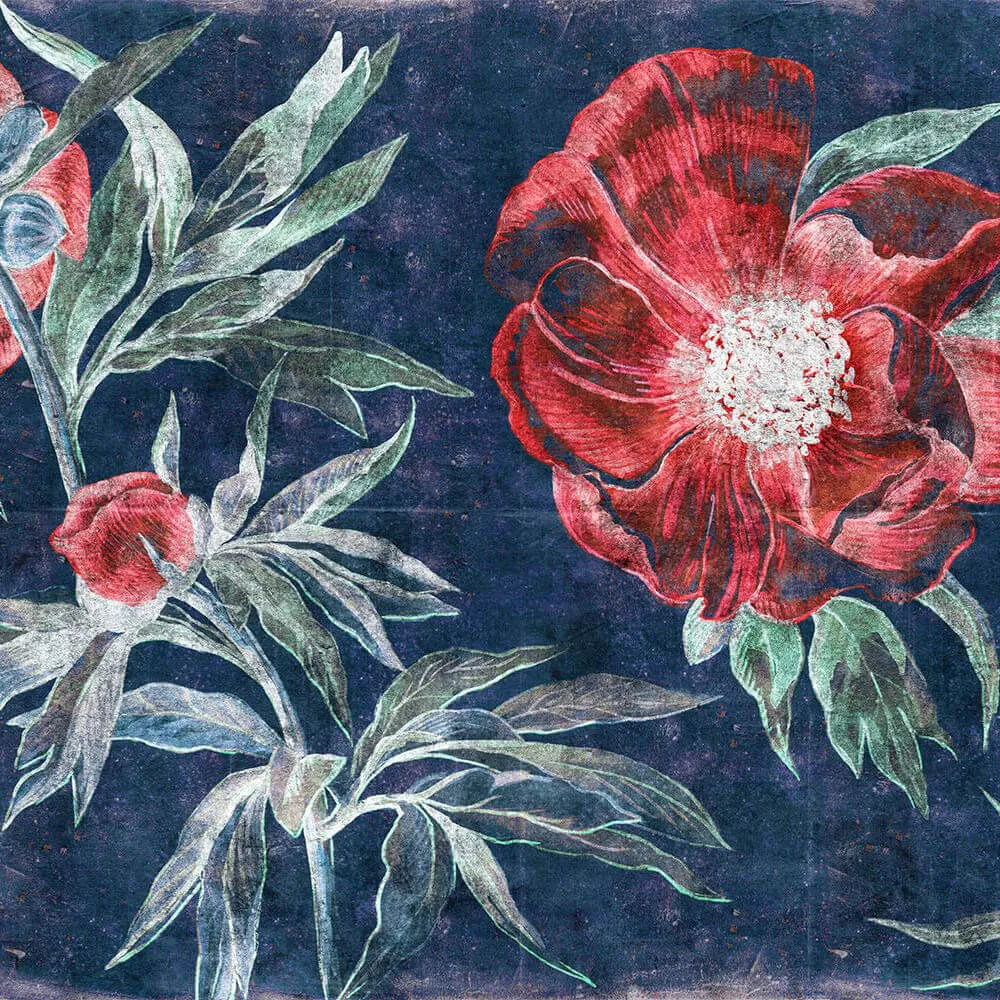 Factura - Red peony 3D Model