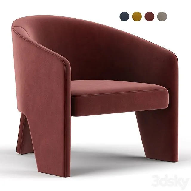 Fae Accent Chair 3D Model