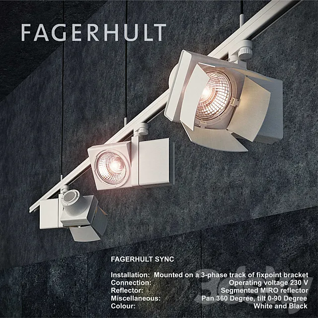 Fagerhult Sync 3D Model
